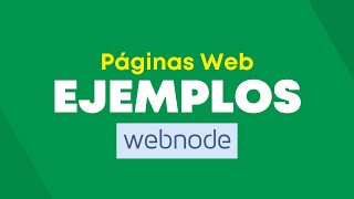 Webnode Ejemplos Páginas Web REALES hechas con Webnode para principiantes [upl. by Libyc]