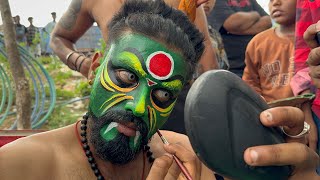 Potharaju Making 2024  Babloo Potharaju Making Video  Self Potharaju Makeup  Old City Bonalu 2024 [upl. by Ahsok]