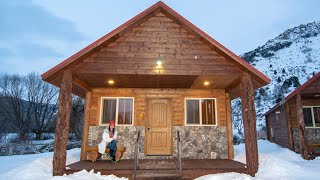 KOA Campground Lava Hot Springs Idaho Deluxe Cabin Tour  Snowboard Traveler [upl. by Stormi]