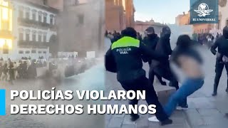 Feministas piden destitución de funcionarios por represión en la marcha del 8M en Zacatecas [upl. by Jeavons]