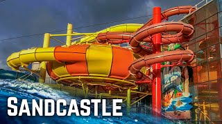 UKs Largest Indoor Water Park Sandcastle Blackpool  All Slides [upl. by Lynett506]