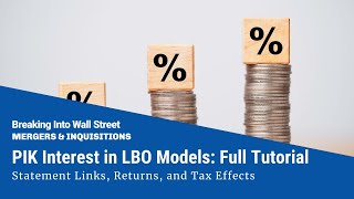 PaidInKind PIK Interest Full Tutorial for LBO Models [upl. by Enomes470]