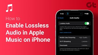 How To Enable Lossless Audio in Apple Music on iPhone  Listen to High Quality HiRes Audio [upl. by Diana]