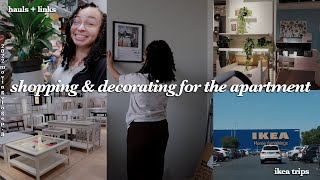 vlog shopping amp decorating my new apartment  lots of hauls part one  moving vlog ep 8 [upl. by Driskill738]