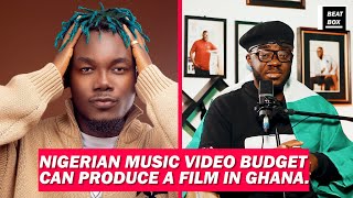 Nigerian music video budget can produce a Ghanaian filmCamidoh reveals [upl. by Temp]