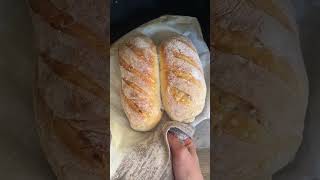 Woodstove Sourdough Baguettes sourdough sourdoughbread [upl. by Nahs]