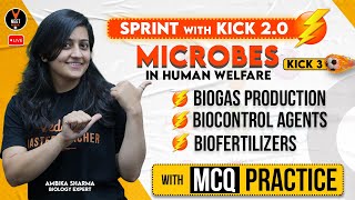 Microbes in Human Welfare Class 12 Part 3  CBSE Class 12 Term 2 Exam 202122  Ambika Maam [upl. by Caldwell936]