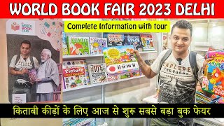 World book fair delhi 2023  book fair 2023 pragati maidan delhi tickets timings tour [upl. by Helbonna]