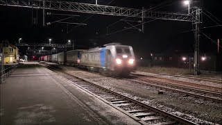 BLS Rail Traxx BR 187 412 Train 4264 Sira From Orstad to Alnabru 221124 [upl. by Ahsiken]