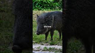 Meet the Peccaries peccary pigs wildanimals animalfacts wildlife nature southamerica [upl. by Adhamh]