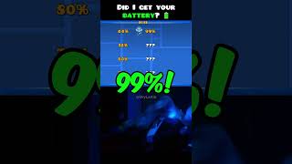 If I GUESS YOUR BATTERY You LOSE in Geometry Dash 😱 [upl. by Oloapnaig402]