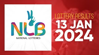 NLB Live Lottery Draw 20240113  0930 PM [upl. by Jillayne]