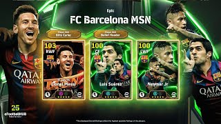 MSN BOMBACI MESSİ NEYMAR SUAREZ PAKETİ NEYMAR nasıl 105 olur 💥 [upl. by Itnuahsa581]