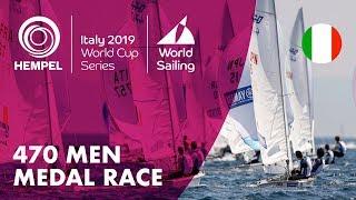 470 Men Medal Race  Hempel World Cup Series Genoa 2019 [upl. by Uv]