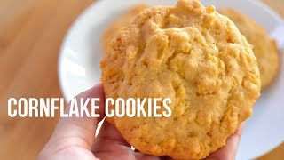 EASY CORNFLAKE COOKIES RECIPE 5 INGREDIENTS [upl. by Payne]