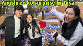 ANUSHREE ko Surprise de diya 🌹 [upl. by Sixele]