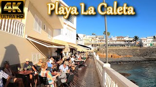 TENERIFE  Playa La Caleta 🌞 Costa Adeje  How it looks in January 2022 🤔  Walking Tour 4K [upl. by Ajiam423]