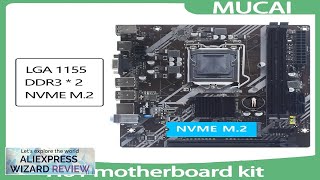 MUCAI H61 Motherboard LGA 1155 Kit Compatible With Intel Core CPUs 2nd Review [upl. by Dill]