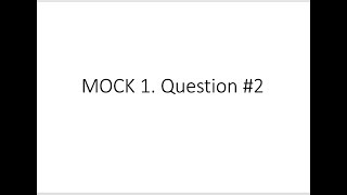 MOCK exam 1 Question 2 Analytical technique and organic chemistry [upl. by Pru]