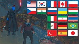 quotIm Mary Poppins Yallquot in Different Languages  GOTG Vol 2 2017  Yondu  Peter Quill [upl. by Tosch895]