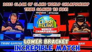 FINAL REMATCH NAVI vs Tribe Gaming Clash of Clans World Championship 2023 [upl. by Ymot]