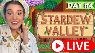 🔴 HOT STARDEW SUMMER 🌾  Stardew Valley Live Stream  DAY 4 [upl. by Lurlene471]