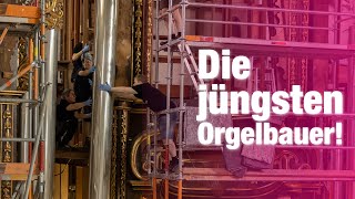 Die jüngsten Orgelbauer im Passauer Dom [upl. by Roskes]