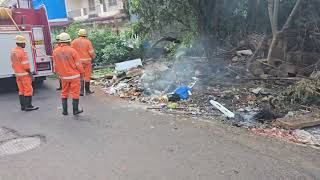 KILLER TOXIC FIRE AND SMOKE FROM OPEN AIR THERMACOL BURNING IN ANSABHAT MAPUSA [upl. by Ttihw]