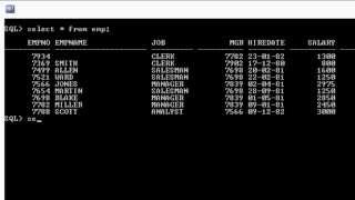 How to hide the column name in the SQLPLUS [upl. by Vivianne61]