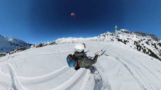 Snowkiting Obertauern 5 2 2022 [upl. by Jarlen212]