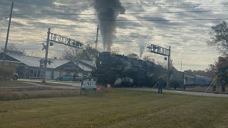 Pere Marquette 1225 leaving mount pleasant [upl. by Loy]