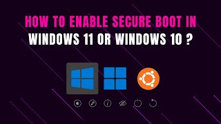 How to Enable Secure Boot in Windows 11 or Windows 10 [upl. by Ihc929]