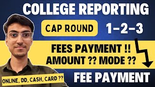 MHT CET CAP Round  College Fees  Payment Mode  MHTCET 2024 CAP Round Updates [upl. by Englis352]