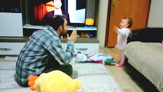 Babasıyla kavga eden bebek [upl. by Nilrem]