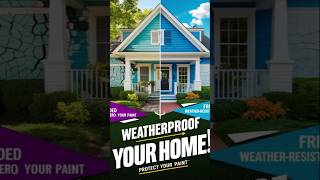 Tips for Choosing the Right Exterior Paint Color for Weatherproofing shorts HomeImprovement [upl. by Atteuqal]