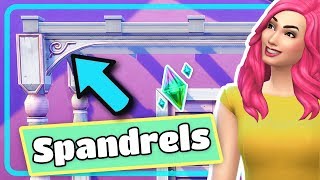 The Sims 4 How to Use Spandrels Tutorial [upl. by Monty]