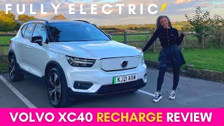 VOLVO XC40 Recharge 2021 Review  Fully Electric SUV [upl. by Kelley]