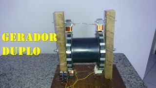 Como fazer um gerador de energia com alternador de Fusca Vídeo 22 [upl. by Veda]