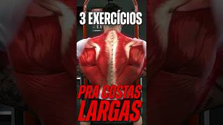 Costas LARGAS com 3 EXERCÍCIOS 💪🏻 musculacao hipertrofia treino laerciorefundini academia [upl. by Adnerak]