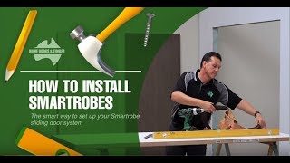 How to install Smartrobes sliding doors [upl. by Hogg]