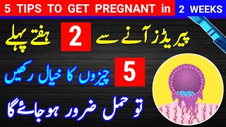 5 Tips To Get Pregnant in 2 Weeks Pregnancy implantation Progesterone Garbhavastha infertility [upl. by Anidan404]