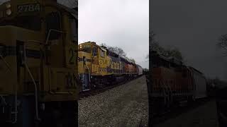 quotBluebonnetquot Leading WB Gardner Local on the BNSF Emporia Sub in Olathe KS 4117 [upl. by Ateuqal244]