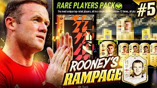 WIN IN MY FIRST 50k PACK ROONEYS RAMPAGE 5 FIFA 22 [upl. by Priebe]