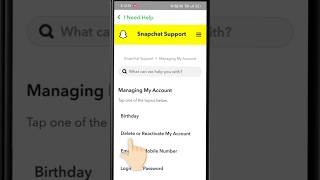 Snapchat account delete kaise kare permanently 2024  how to delete snapchat account snapchat [upl. by Grigson]