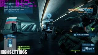 Battlefield 3 MP NVIDIA GT 730  Intel Core i74770 Low Medium High Ultra [upl. by Lorette517]