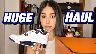 huge shopping haulfinally hermes diesel jordan miaou and more [upl. by Nerot71]