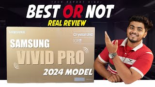 Samsung Crystal 4K Vivid Pro 2024 Model Review [upl. by Lindon]