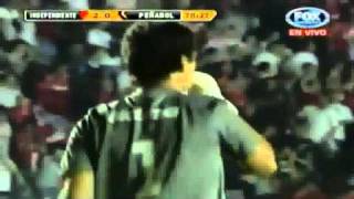 Cristian Pellerano golazo vs Peñarol Copa Libertadores 2011 [upl. by Kcirredal414]