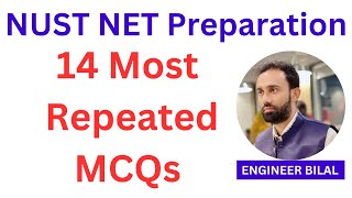 NUST Entry Test Preparation Most Repeated 14 MCQs with Solutions from Past Papers  NUST NET 3 Prep [upl. by Nautna]