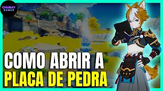 Genshin Impact  quotProcurar por Pistas Para Abrir a Placa de Pedraquot [upl. by Chaunce]